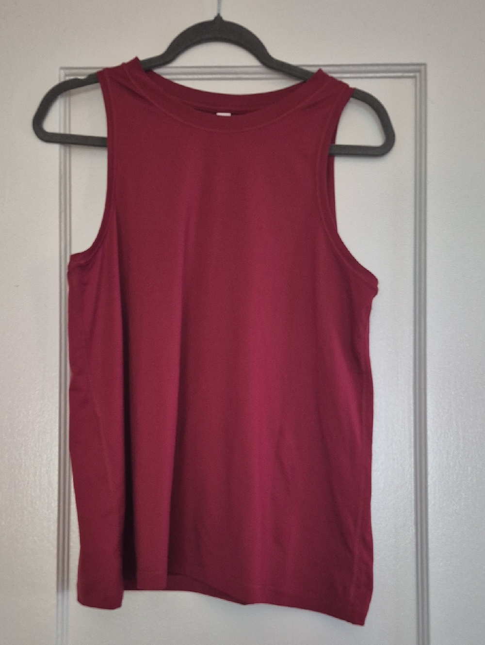 Athleta Pomegranate High Neck Tank Top